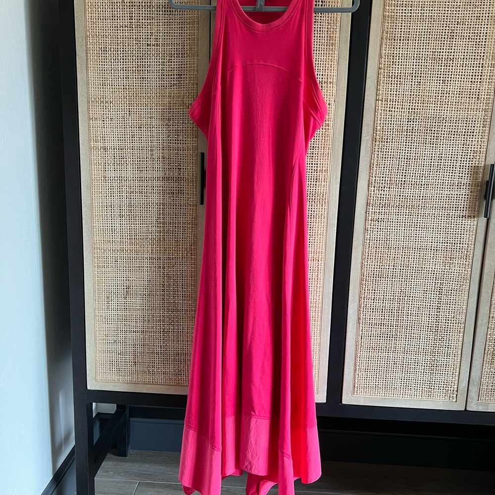 Beyond Yoga maxi dress. Raspberry/pink color. Size XL. - Picture 4 of 11